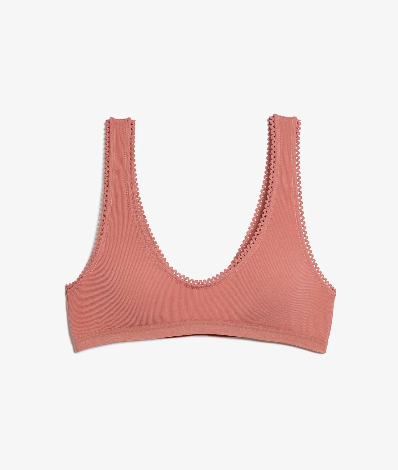 Etam Triangle Bralette in Cotton ROSE Store