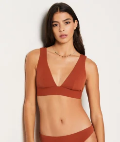 Etam Triangle haut de mailot MARRON Fashion