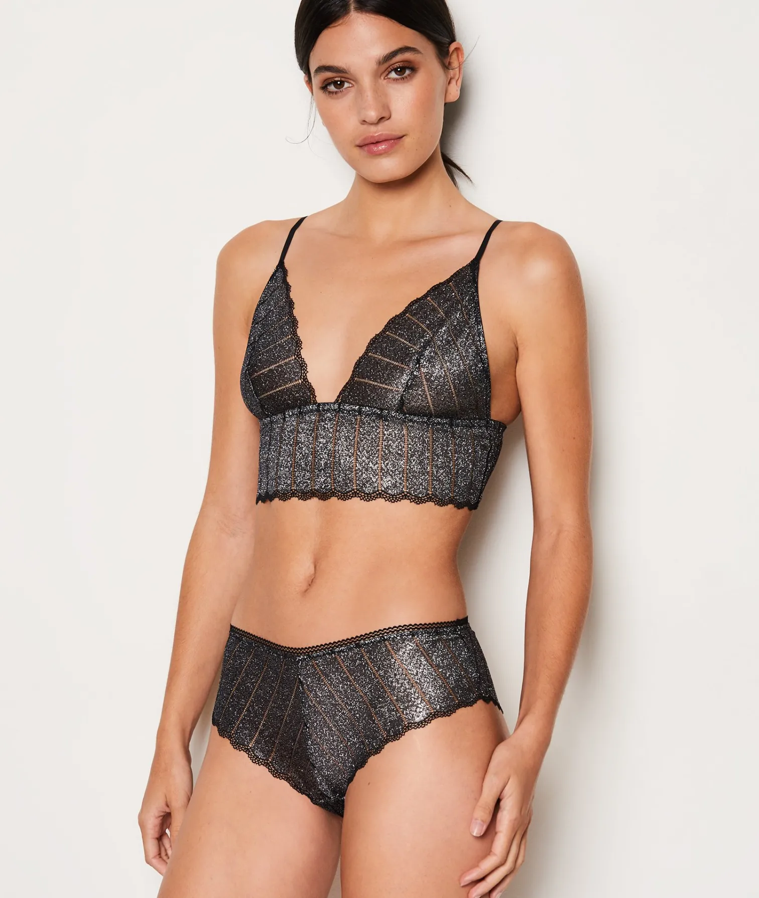 Etam Triangle sans armatures irisé NOIR Cheap