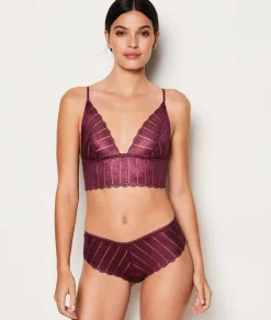 Etam Triangle sans armatures irisé PRUNE Online