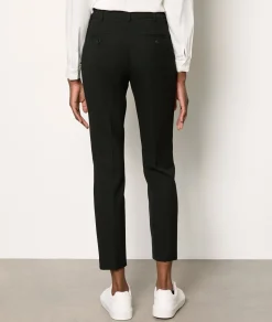 Etam Trousers with a cigarette cut BLACK New