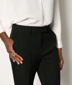 Etam Trousers with a cigarette cut BLACK New