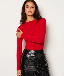 Etam T-shirt manches longues ROUGE Shop