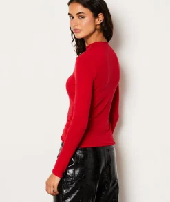 Etam T-shirt manches longues ROUGE Shop