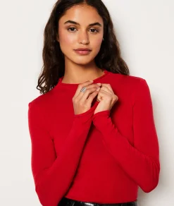 Etam T-shirt manches longues ROUGE Shop