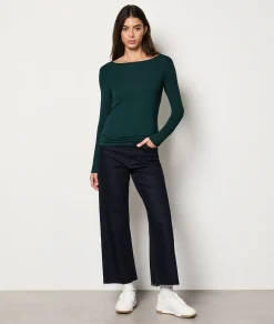 Etam T-shirt manches longues maille thermique VERTSAPIN Online