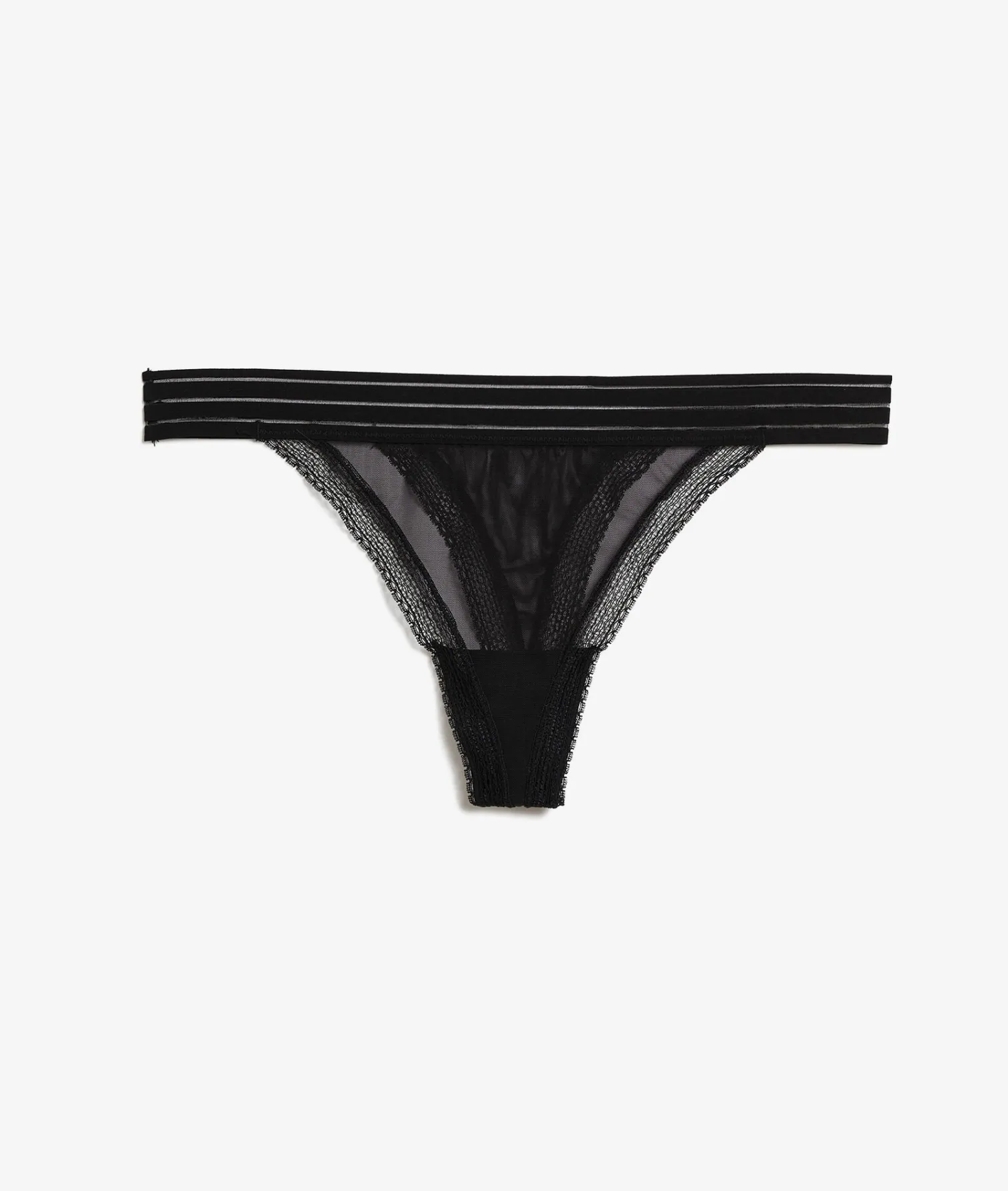 Etam Tulle Thong BLACK Best Sale