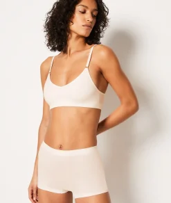 Etam Ultra-Comfortable Cotton Boyshorts ECRU Cheap