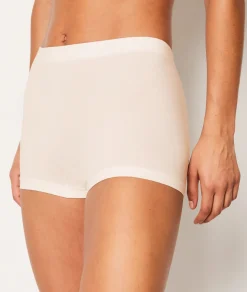 Etam Ultra-Comfortable Cotton Boyshorts ECRU Cheap