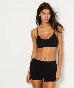 Etam Ultra-Comfortable Cotton Boyshorts BLACK Discount