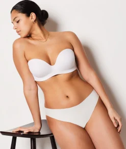 Etam Underwire Strapless Bra, D Cup ECRU Store