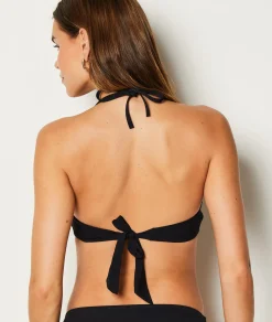 Etam Underwired Push-Up Bikini Top NOIR Online
