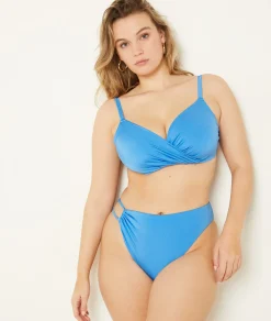 Etam Underwired Triangle Bikini Top BRIGHTBLUE Flash Sale