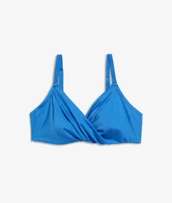 Etam Underwired Triangle Bikini Top BRIGHTBLUE Flash Sale