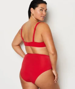 Etam Underwi Triangle Bikini Top RED Shop