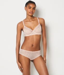 Etam Unlined Balcony Bra BLUSH Clearance