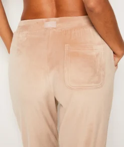 Etam Velvet Pyjama Trousers TAUPE Cheap