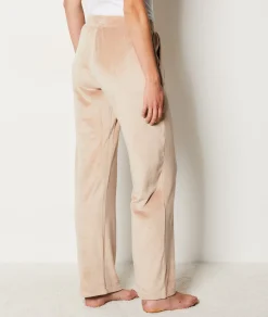 Etam Velvet Pyjama Trousers TAUPE Shop