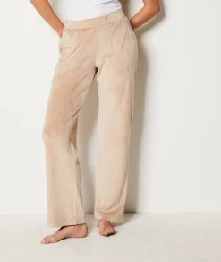 Etam Velvet Pyjama Trousers TAUPE Shop