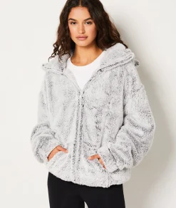 Etam Veste à capuche polaire GRIS New