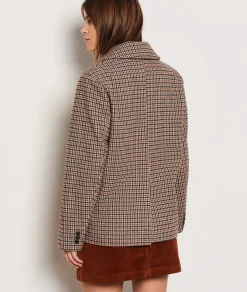 Etam Veste blazer à carreaux MULTICOLORE Cheap