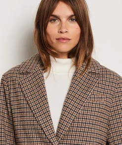 Etam Veste blazer à carreaux MULTICOLORE Cheap