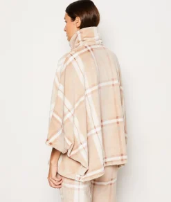 Etam Veste de pyjama à carreaux SABLE Clearance