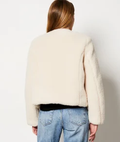 Etam Veste en fausse fourrure BLANC Best Sale