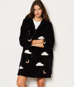 Etam Veste longue polaire NOIR Online