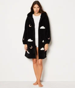 Etam Veste longue polaire NOIR Online