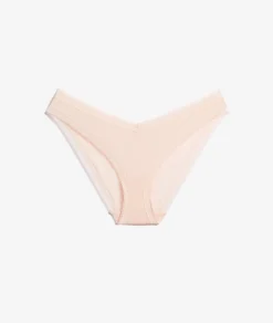 Etam V-shape Brief in Microfiber and Lace POWDERPINK Clearance