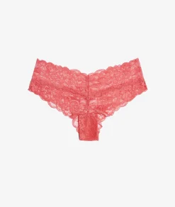 Etam V-shape Lace Hipster PEACH Online