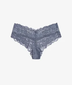 Etam V-shape Lace Hipster ANTHRACITE Best Sale