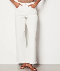 Etam Wide Cut Jeans WHITE Cheap