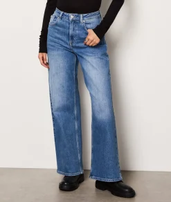 Etam Wide Cut Jeans ROYALBLUE Outlet