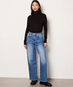 Etam Wide Cut Jeans ROYALBLUE Outlet