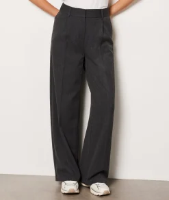 Etam Wide Cut Trousers ANTHRACITE Flash Sale