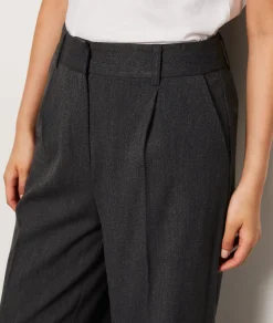 Etam Wide Cut Trousers ANTHRACITE Flash Sale