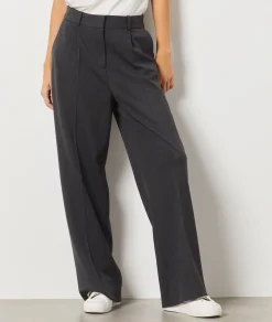 Etam Wide Cut Trousers ANTHRACITE Flash Sale