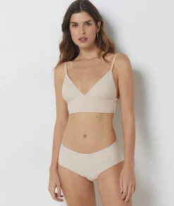 Etam Wireless Backless Bralette LINEN Outlet