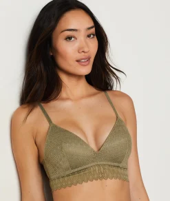 Etam Wireless Lightly Lined Bra KHAKI Cheap