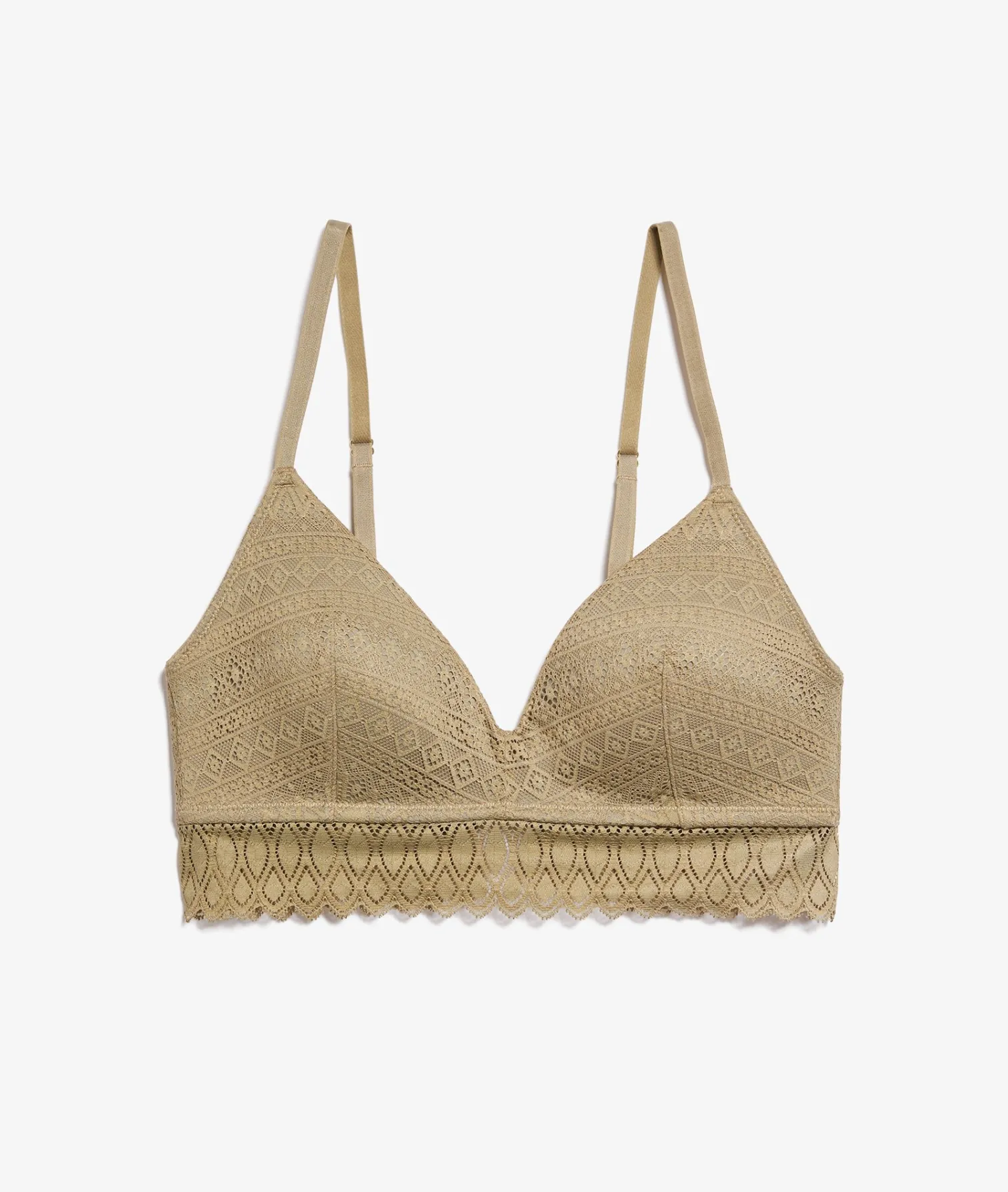 Etam Wireless Lightly Lined Bra KHAKI Cheap