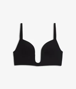 Etam Wireless Lightly Lined Demi Bra NOIR Online