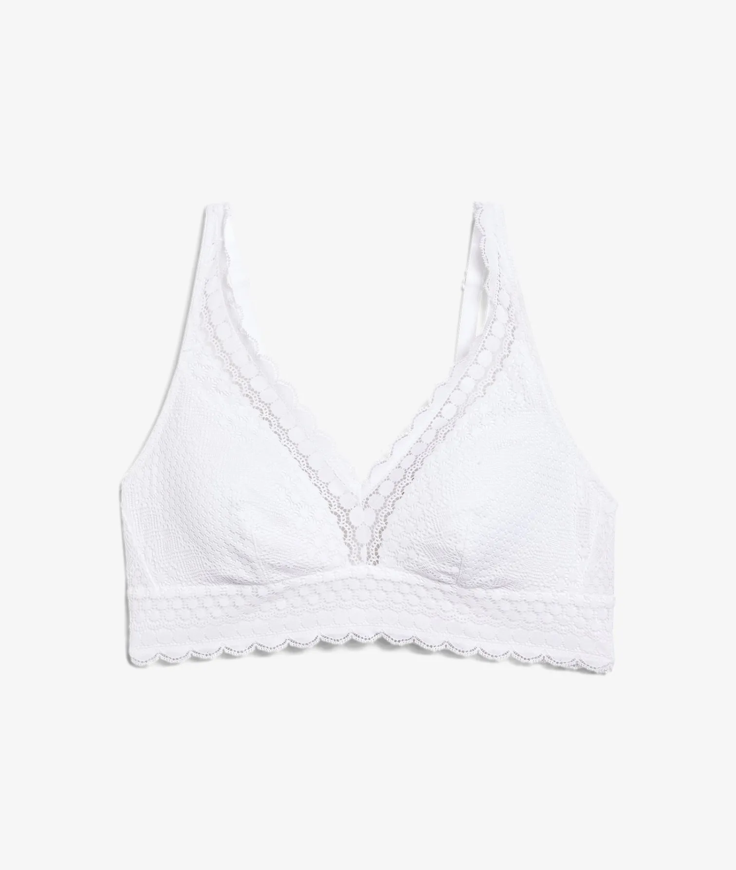 Etam Wireless Post-Mastectomy Triangle Bra WHITE Discount