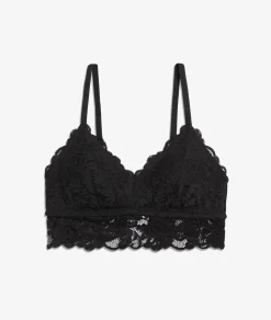 Etam Wireless Post-Mastectomy Triangle Bra BLACK Best Sale