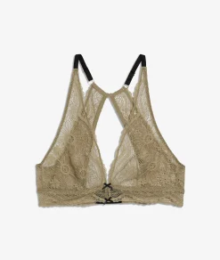 Etam Wireless Triangle Bra KHAKI Online