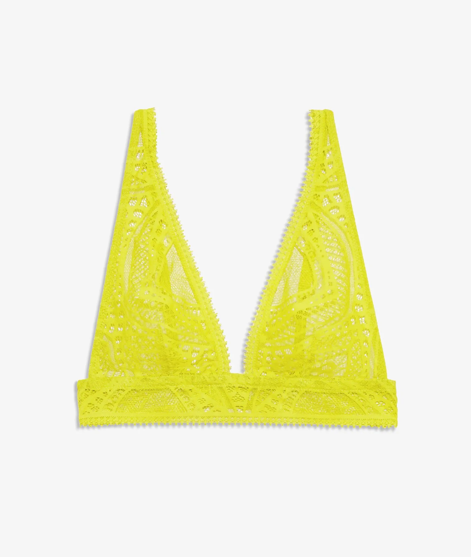 Etam Wireless Triangle Scarf Bra KHAKI Flash Sale