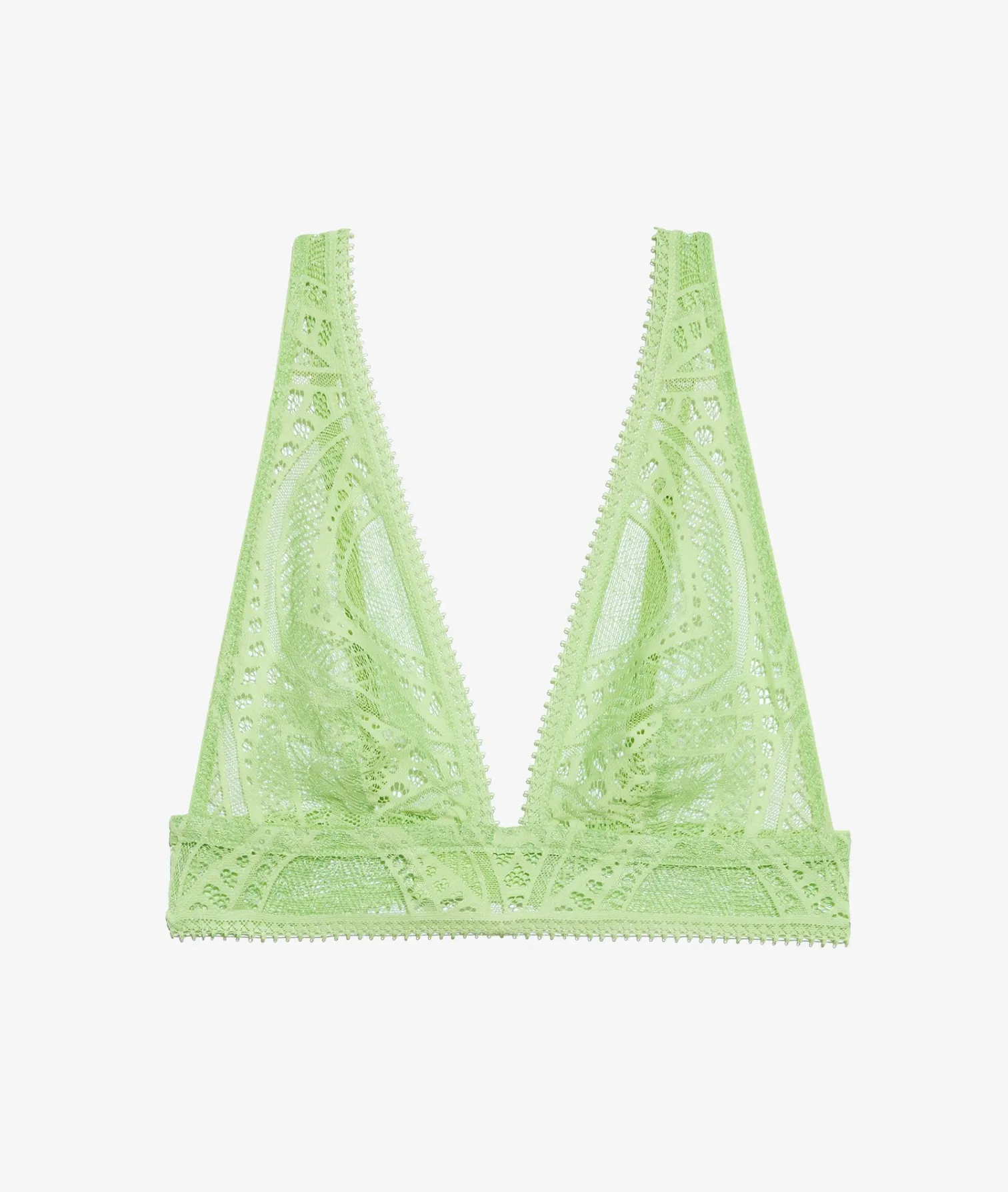 Etam Wireless Triangle Scarf Bra TURQUOISE Cheap