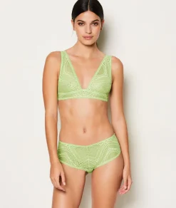 Etam Wireless Triangle Scarf Bra CELADON Best Sale
